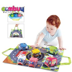 CB817409 CB812419 - Baby cartoon cloth cart + game blanket